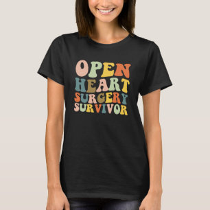 T-shirt Chirurgie cardiaque ouverte Survivant Chirurgie ca
