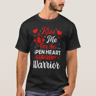 T-shirt Chirurgie cardiaque ouverte Survivant Je suis Cont