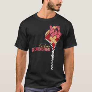 T-shirt Chirurgie cardiaque réaménagée en usine Survivor W