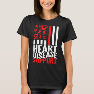 T-shirt Chirurgie cardiaque Soutien aux maladies cardiaque