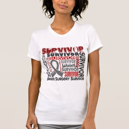 T-shirt Chirurgie cérébrale du survivant 10 (Devant)