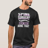 T-shirt Chirurgie cervicale chiropratique Chiropractor R (Devant)