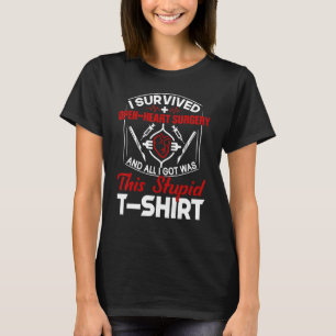 T-shirt Chirurgie Coeur Ouvert Drôle Pour Hommes Femmes Co