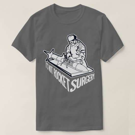 T-shirt Chirurgie de fusées (Design devant)