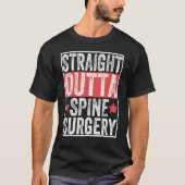 T-shirt Chirurgie de la colonne vertébrale droite Blessure (Devant)