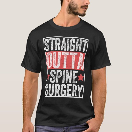 T-shirt Chirurgie de la colonne vertébrale droite Blessure (Devant)