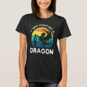 T-shirt Chirurgie d'épaule cassée Dragon Blessures Récupér (Devant)