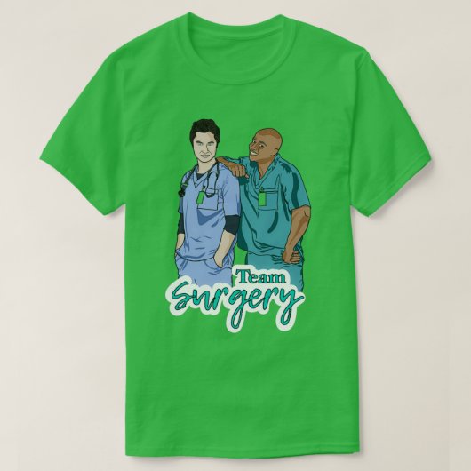 T-shirt Chirurgie d'équipe (Design devant)