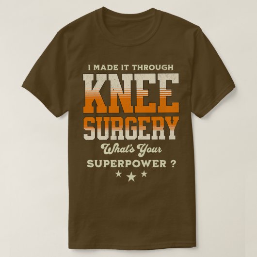 T-shirt chirurgie du genou 2 (Design devant)