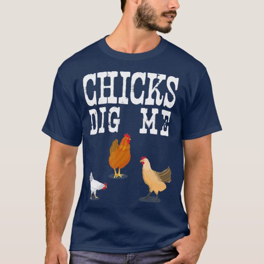 T-shirt Chirurgie Farmer Chirt Drôle Poussins Me Creuser A (Devant)