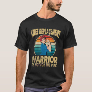 T-shirt Chirurgie guerrière de remplacement du genou Récup