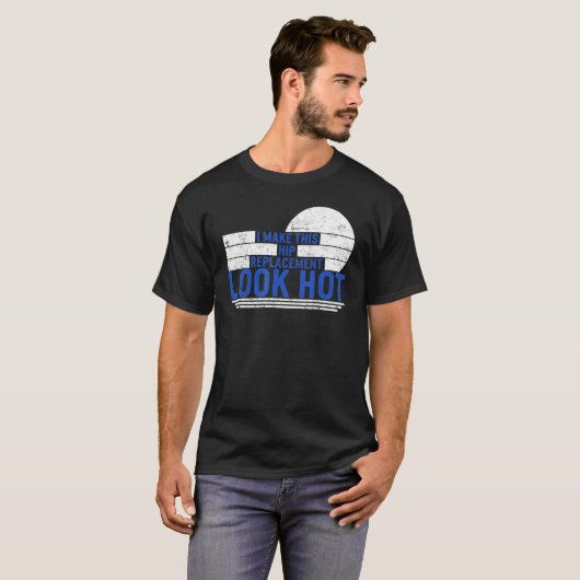 T-shirt Chirurgie Hip Hip Replacement Look Hot Bionic Bros (Devant entier)
