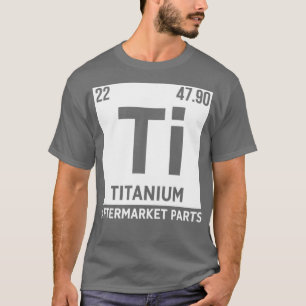 T-shirt Chirurgie mixte en pièces de rechange en titane Ti