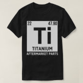 T-shirt Chirurgie mixte en pièces de rechange en titane Ti (Design devant)