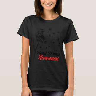T-shirt Chirurgie Ruban Rouge de Crise Cardiaque Sensibili