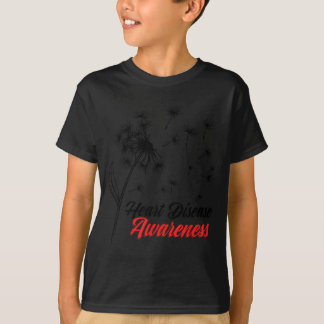 T-shirt Chirurgie Ruban Rouge de Crise Cardiaque Sensibili