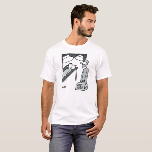 T-shirt Chirurgien avec boîte à outils (Devant entier)