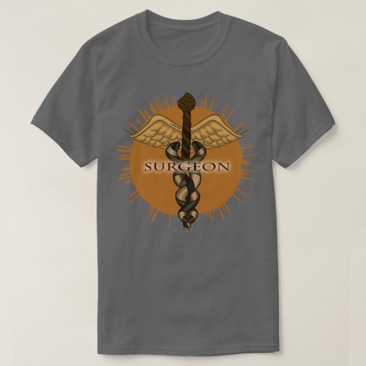T-shirt Chirurgien Caduceus (Design devant)