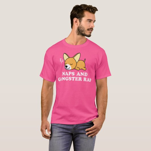 T-shirt Chiwawa Chihuahua Chien Funny Sarcastique Naps Et  (Devant entier)