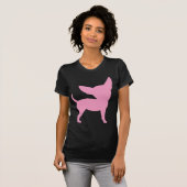 T-shirt Chiwawa drôle rose (Devant entier)