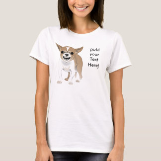 T-shirt Chiwawa fou, (ajoutez votre texte)