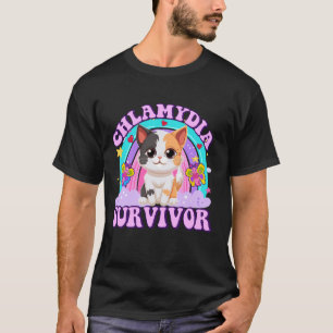 T-shirt Chlamydia Survivor Chat Meme Fantaisie Chemises po