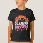 T-shirt Chlamydia Survivor Funny Graphic  (Devant)
