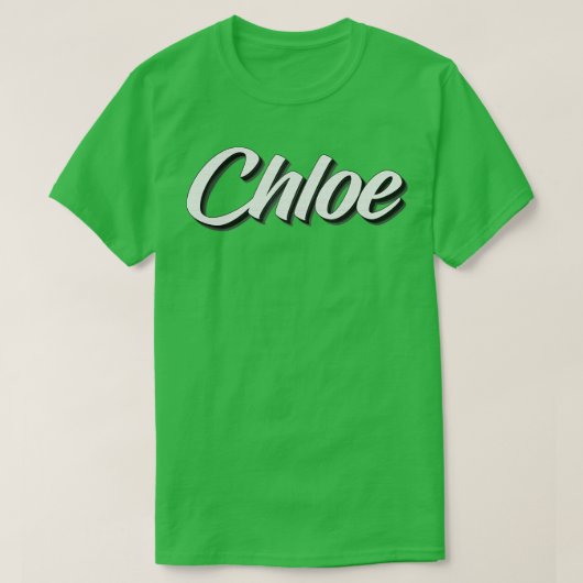 T-shirt Chloe Mon Nom Est Chloe (Design devant)
