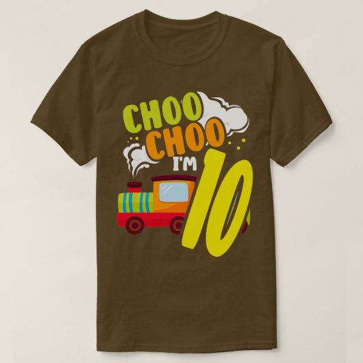 T-shirt Cho Choo Im 10 Train Lover Railroad 10 Anniversair (Design devant)