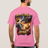 T-shirt Choc de gravité cosmique. (Dos)