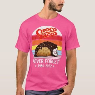 T-shirt Choco Taco N'Oubliez Jamais Retro Style Funny Prem