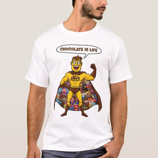 T-shirt ChocoArtisan : Créé avec Amour (Devant)