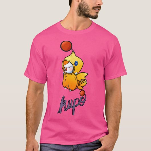 T-shirt Chocobo Robe-Up Moogle de l'Imaginaire Final (Devant)