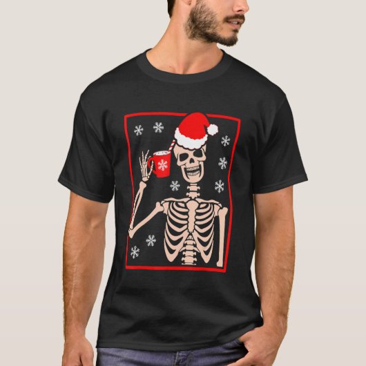 T-shirt Chocoholic Noël Choco Choco Choco Boire Chocola (Devant)