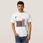 T-shirt " Chocolat cake Television - bfb cake" (Devant entier)