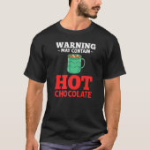 T-shirt Chocolat Chaud Boire Lait Chocolat Chocolat Chaud (Devant)