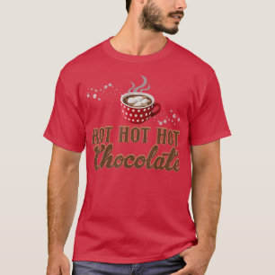 T-shirt Chocolat chaud Chocolat sucré Barre de cacao foncé