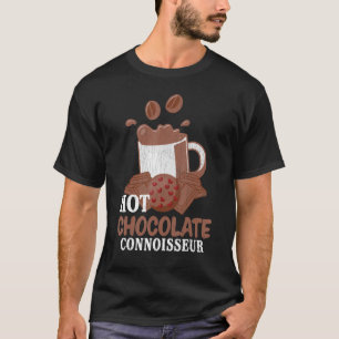 T-shirt Chocolat Chaud Connoisseur Alimentation Alimentair