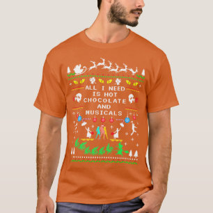 T-shirt Chocolat chaud et comédies musicales 1
