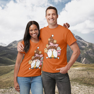 T-shirt Chocolat Chip Cookie Café Boire Gnome