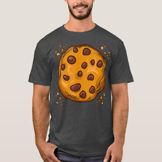 T-shirt Chocolat Chip Cookie Dessert Foie Cadeau (Devant)