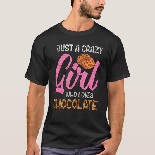 T-shirt Chocolat Chip Cookies Femmes Filles Chocolat (Devant)