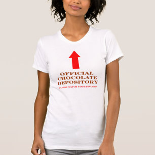 T-shirt Chocolat chocoholique Amant amusant