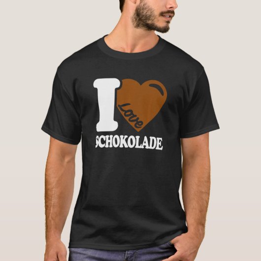 T-shirt Chocolat Chocolat I Love Chocolat 2 (Devant)