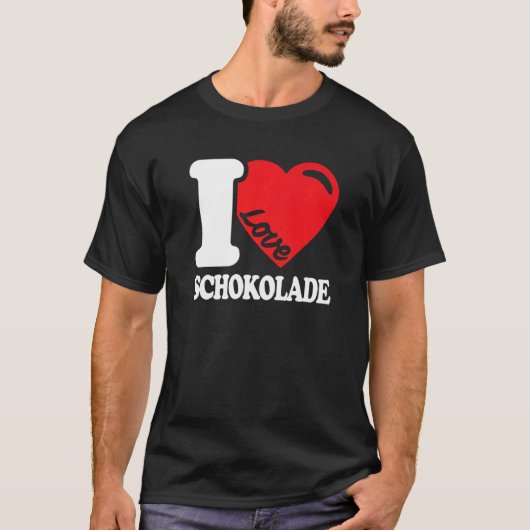 T-shirt Chocolat Chocolat I Love Chocolat 4 (Devant)