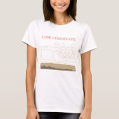 T-shirt chocolat d'amour (Devant)