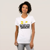 T-shirt Chocolat de demande (Devant entier)