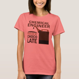 T-shirt Chocolat de l'ingénieur chimique (drôle)