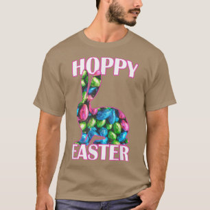 T-shirt Chocolat de Pâques Hoppy Lapin de Pâques 