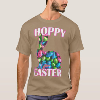 T-shirt Chocolat de Pâques Hoppy Lapin de Pâques 